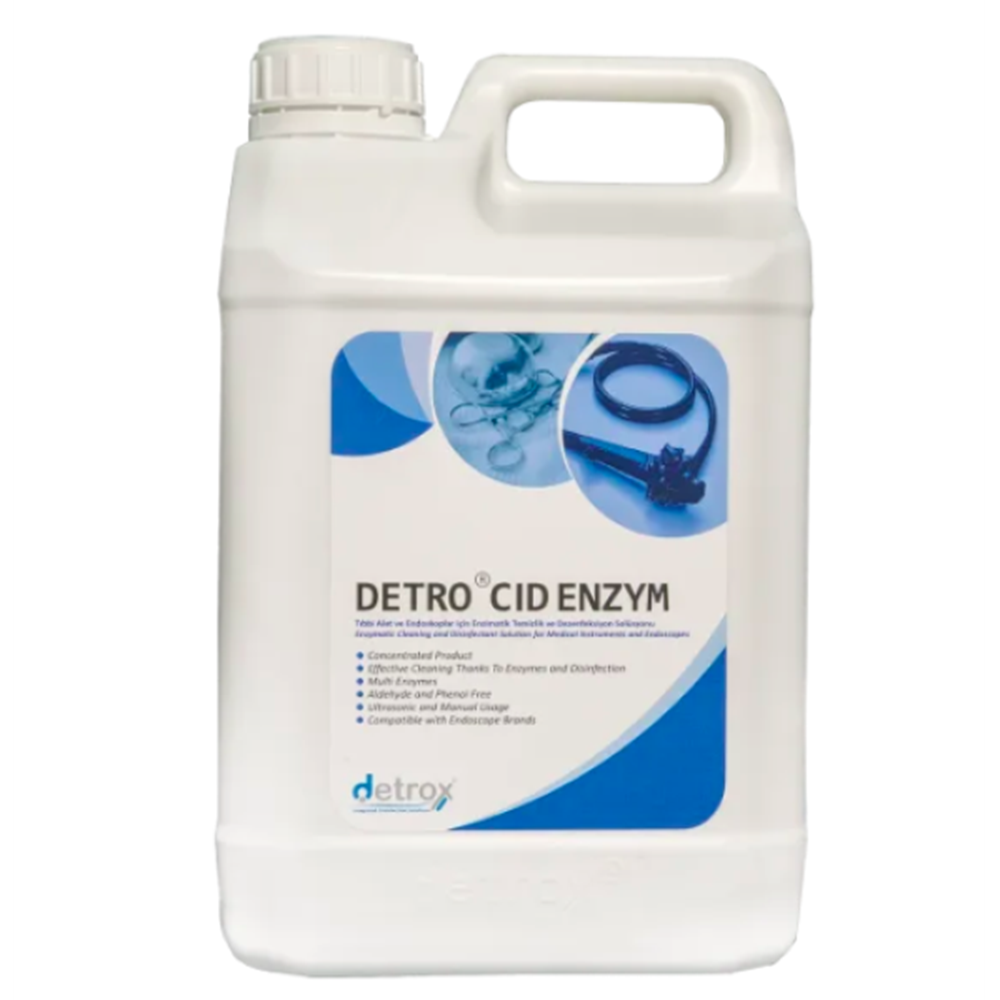 Tıbbi Alet ve Endoskoplar İçin Dezenfeksiyon ve Temizleyici Detro cıd 5 LT