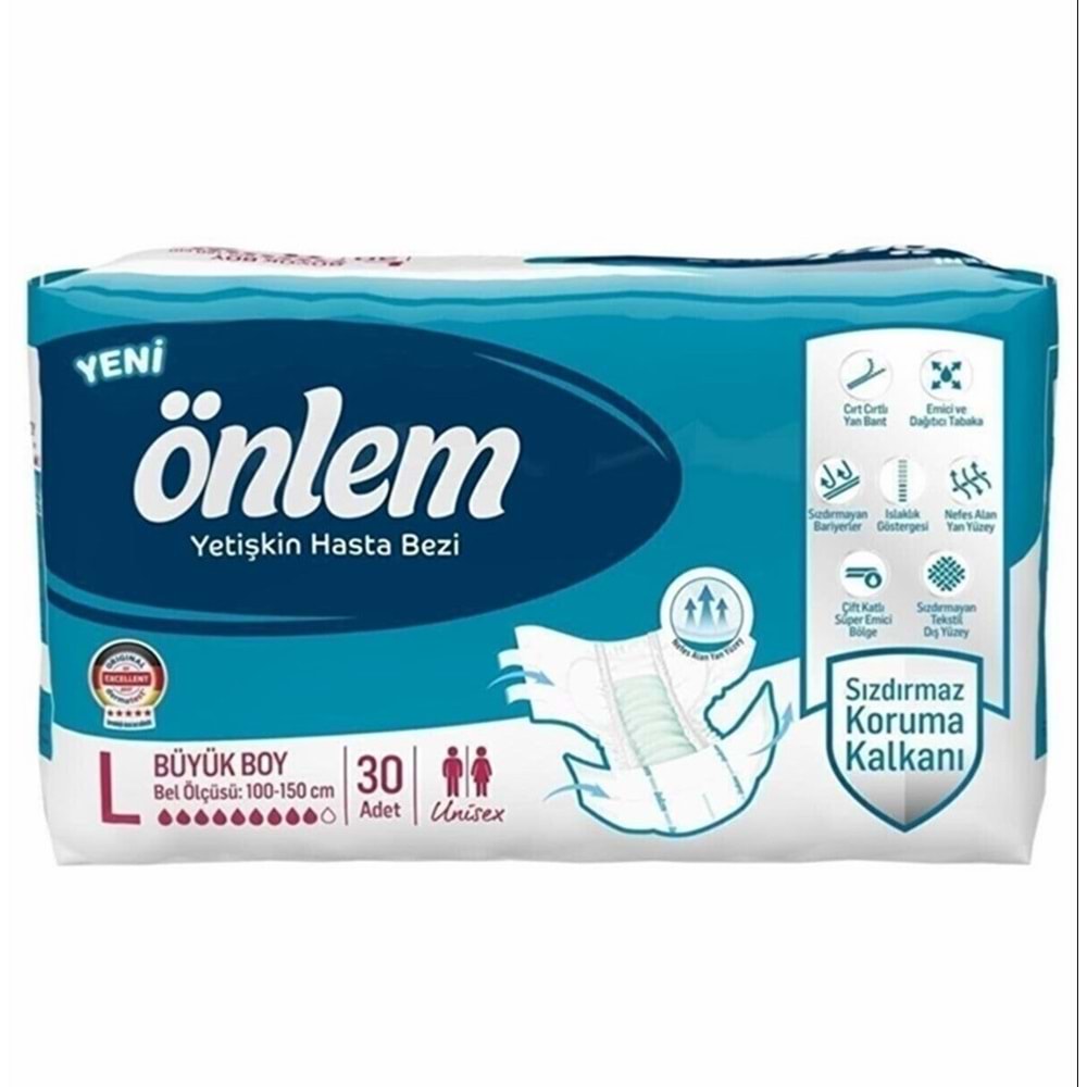 Önlem Belbantlı Large Hasta Alt Bezi