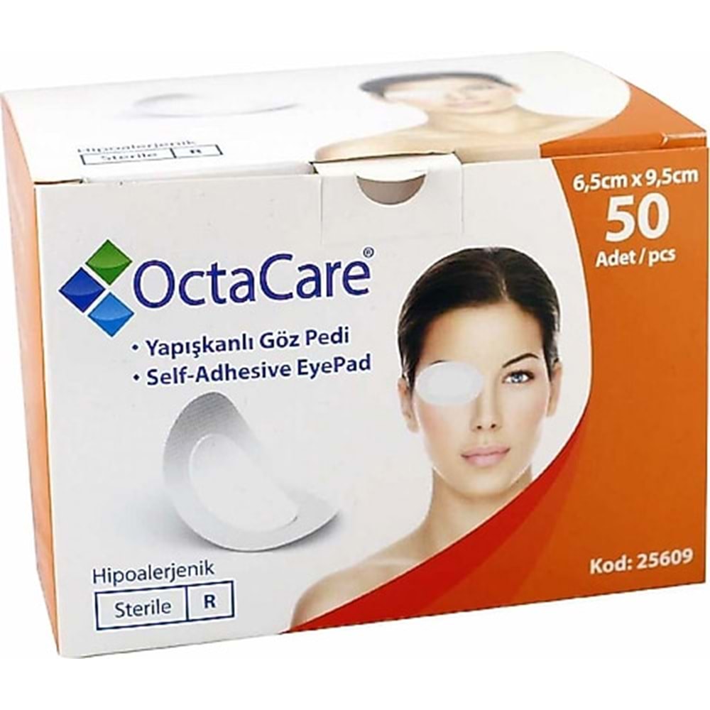 Göz Pedi Steril 6,5*9,5cm 50li Octocare