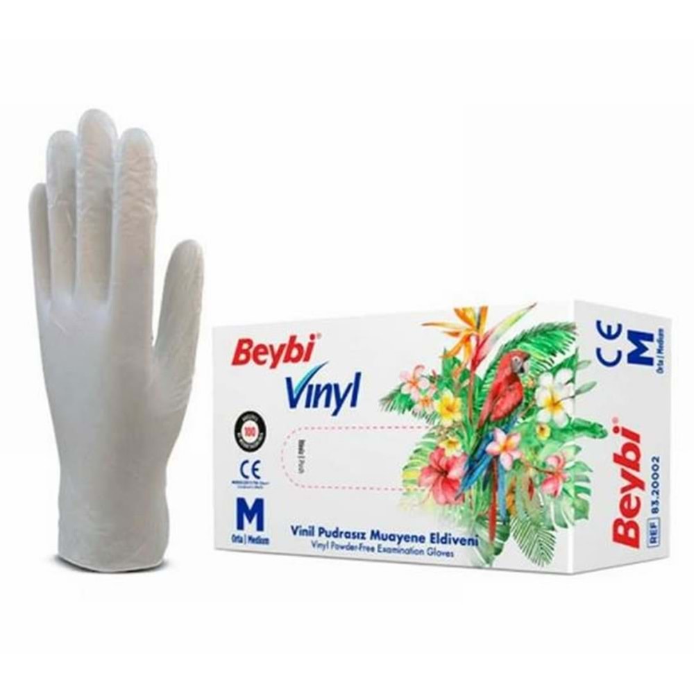 Eldiven Vinil Medium100lü