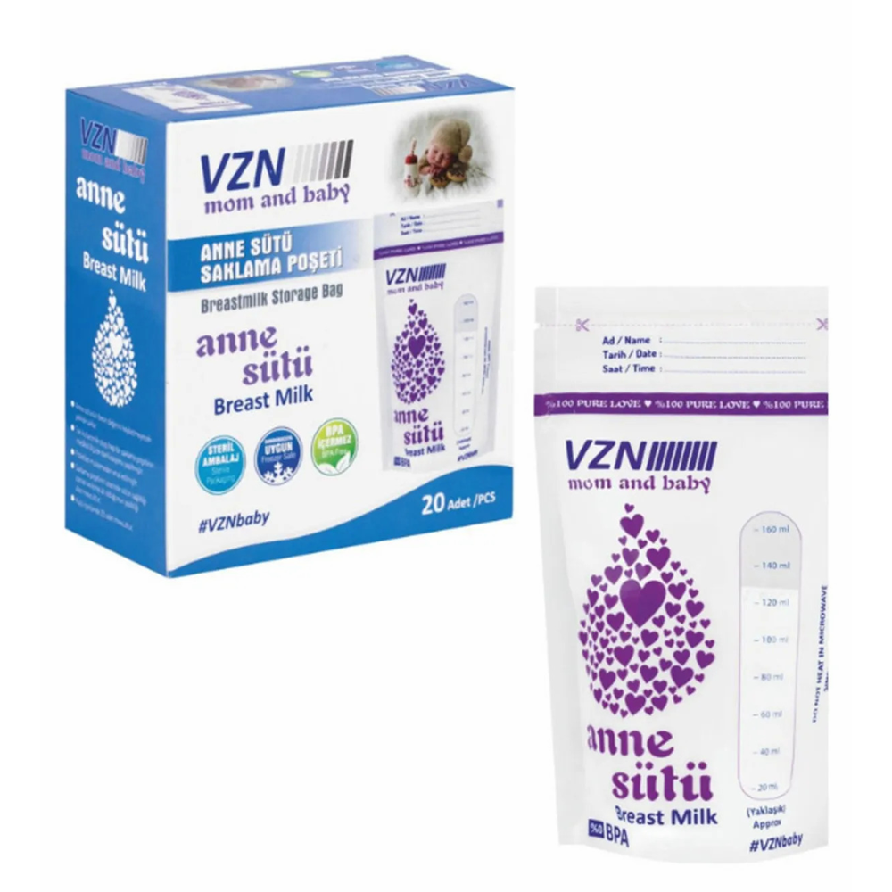 Anne Sütü Saklama Poşeti VZN