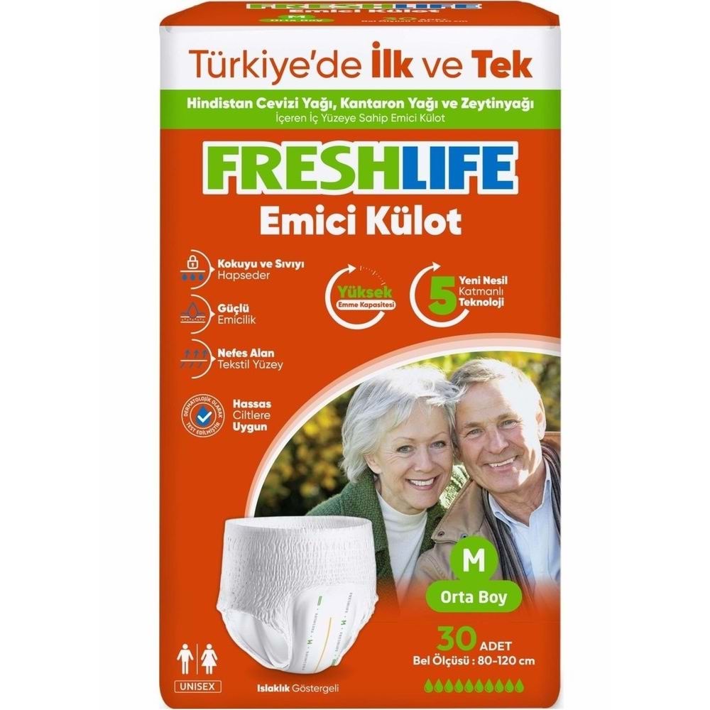 Freshlife Külotlu Medium Hasta Altı Bezi