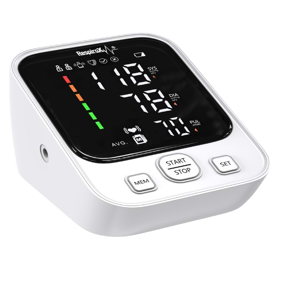 Respirox Dijital Koldan Tansiyon Aleti Konuşan Adaptörlü