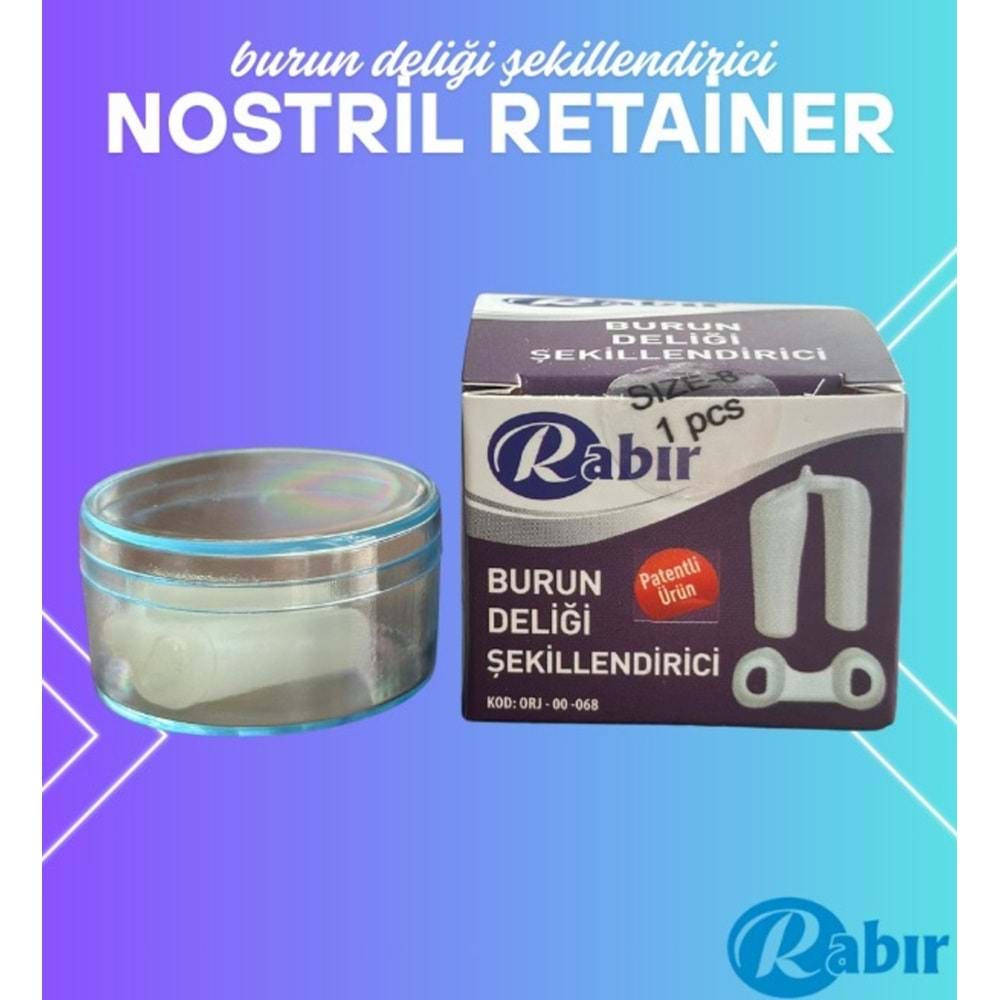 Burun Deliği Şekillendirici Rabır 6-7-8