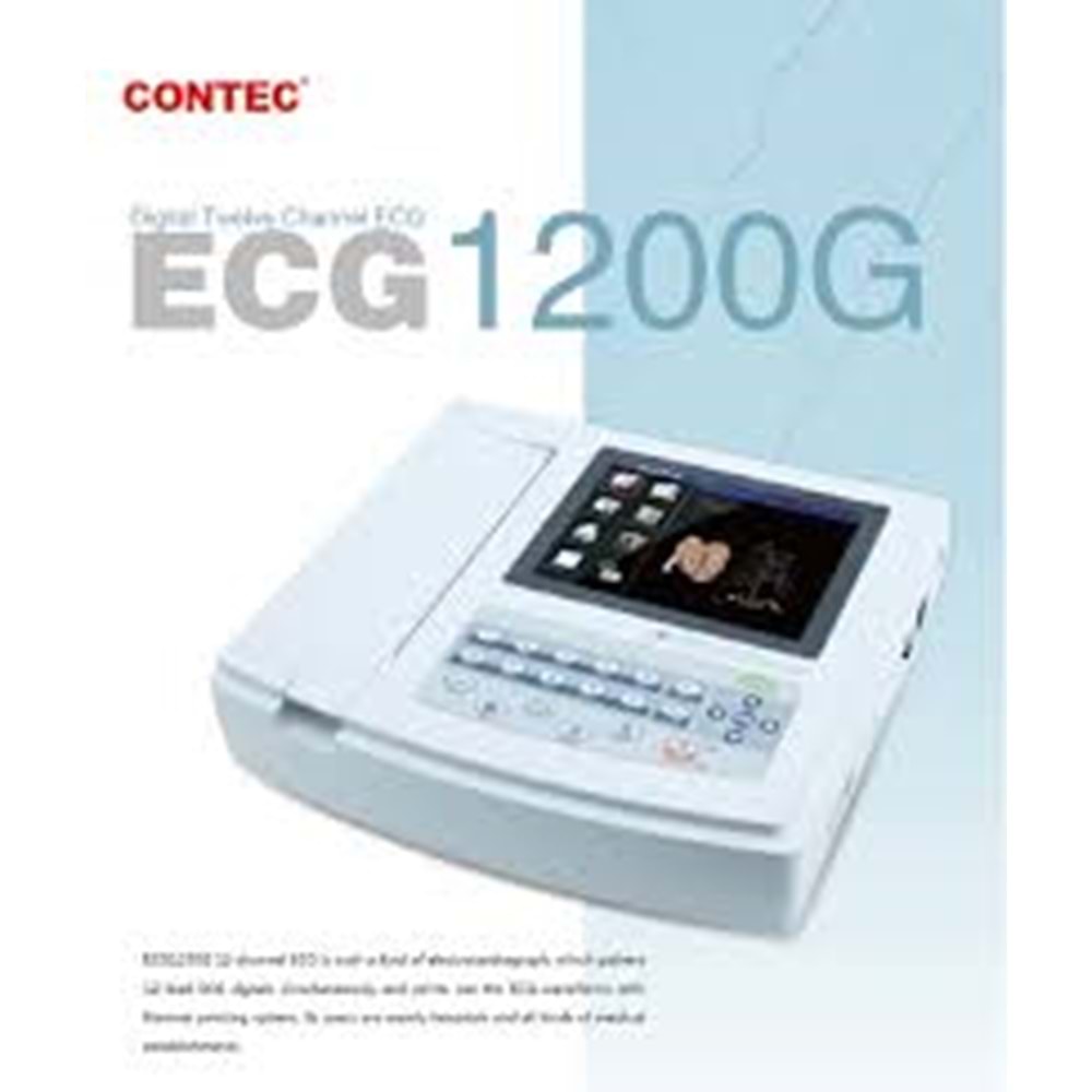 Ekg Cihazı 12 Kanallı Cantec Ecg1200G