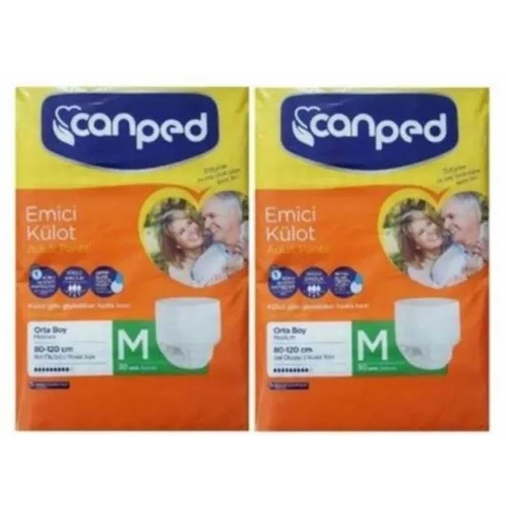 Canped Emici Külot Medium 30*2 60 adet