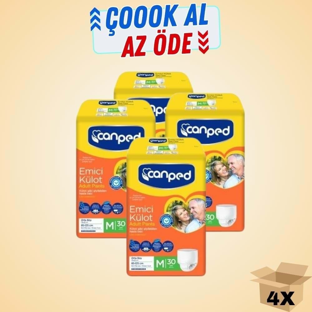 Canped Emici Külot Medium 30*4 120 adet