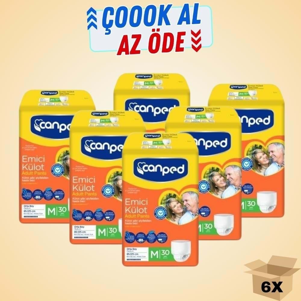 Canped Emici Külot Medium 30*6 180 adet