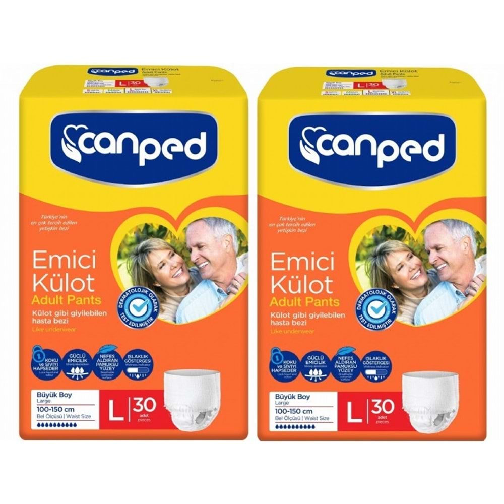 Canped Emici Külot Large 30*2 60 adet
