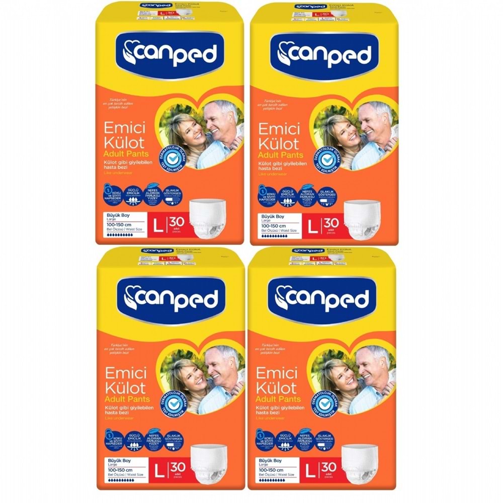 Canped Emici Külot Large 30*4 120 adet