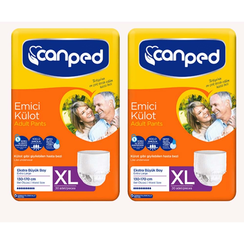 Canped Emici Külot Ekstra Large (XL) 30*2 60 adet