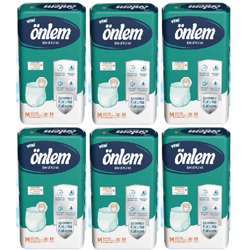 Önlem Emici Külot Medium 30*6 180 adet