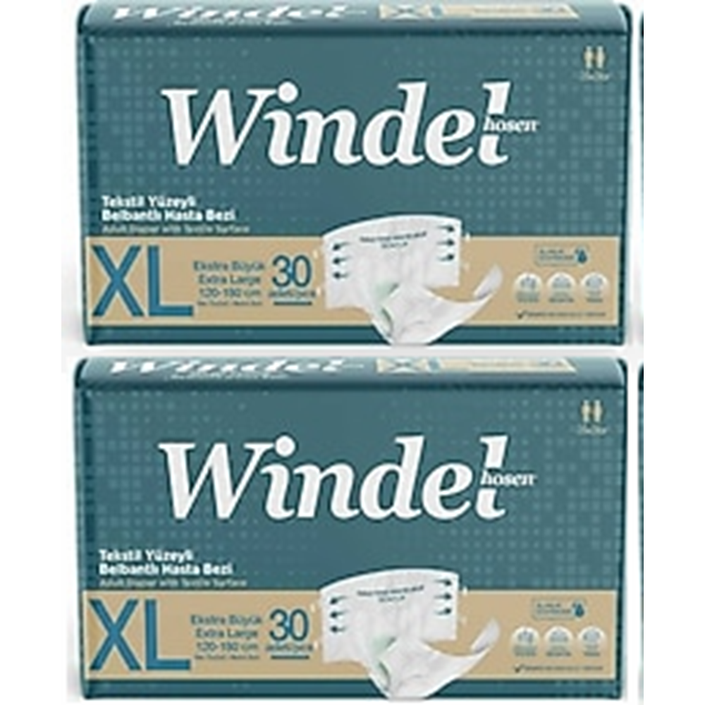 Windel Belbantlı XLarge Hasta Alt Bezi 30*2 60 Adet
