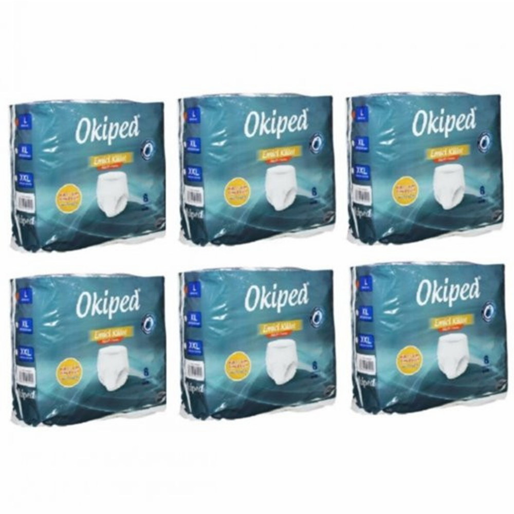 Okiped Külotlu Large Tekstil Hasta Alt Bezi 8*6 pk 48 adet