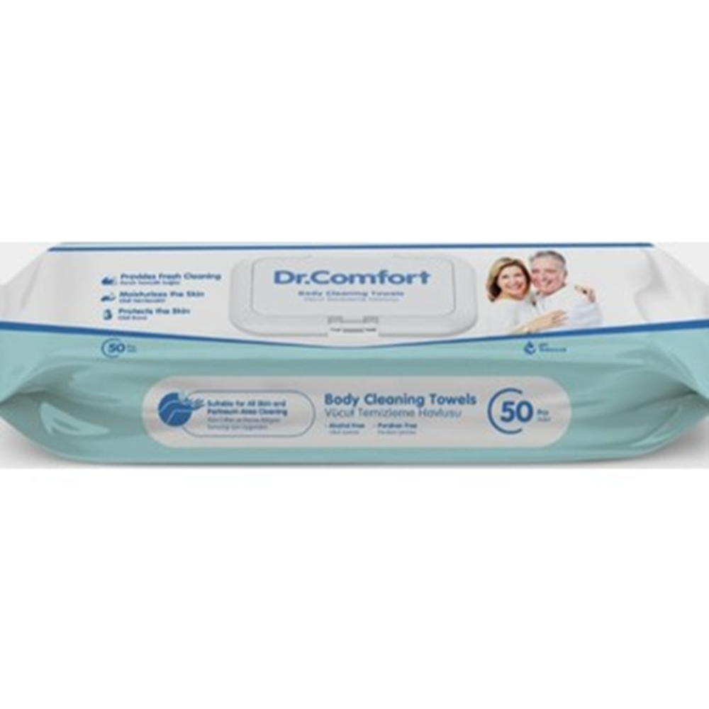 Dr.Confort Vücut Temizleme Havlusu 50li