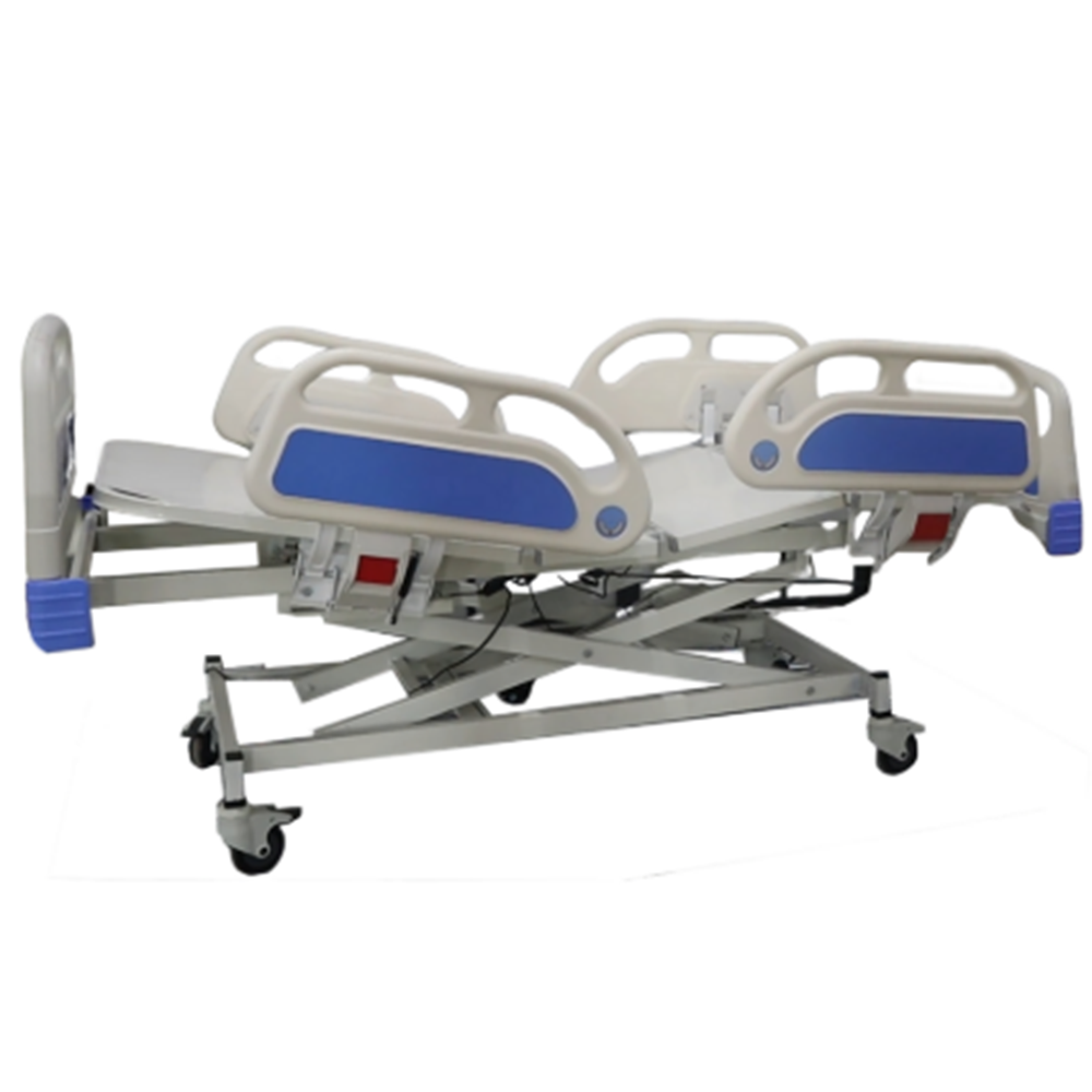 BC05 Bedcares 3 Motorlu ABS Başlıklı Hasta Karyolası Kamikaze Metal Yanlıklı Hasta Yatağı