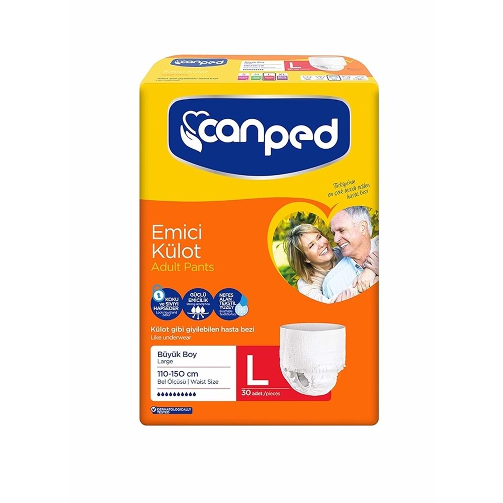 Canped Emici Külot 30lu Large Hasta Alt Bezi
