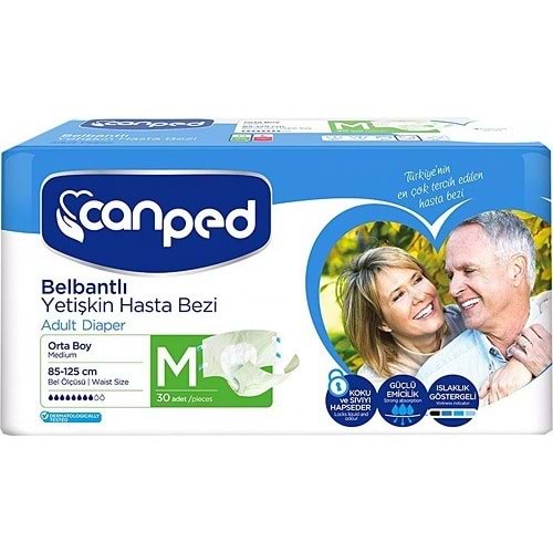 Canped Polietilen Medium 30lu Hasta Alt Bezi