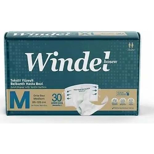 Belbantlı Medium 30lu Hasta Alt Bezi Windel