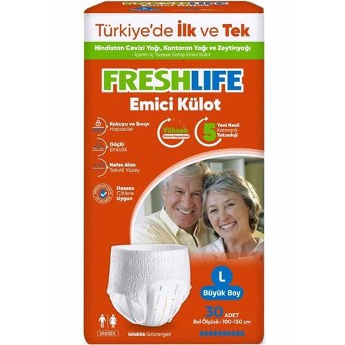 Freshlife Külotlu Large Hasta Altı Bezi