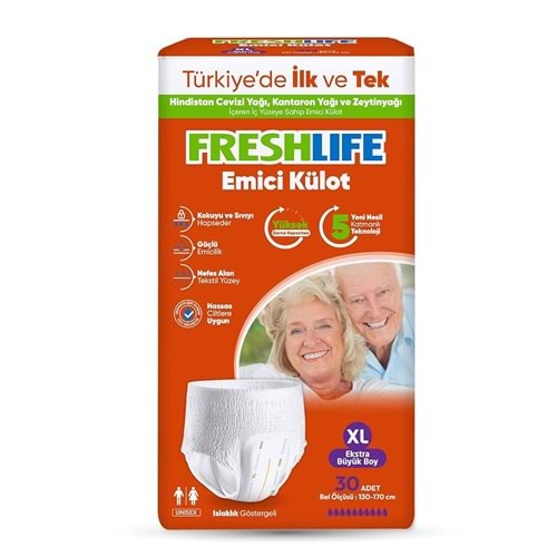 Freshlife Külotlu Xlarge Hasta Alt Bezi