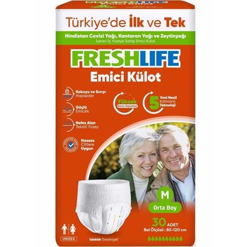 Freshlife Külotlu Medium Hasta Altı Bezi