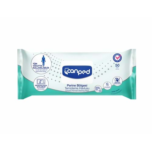 Canped Perine Temizleme Havlusu 50 li