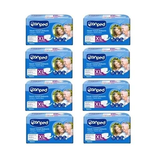 Canped Bel Bantlı XLarge Tekstil Hasta Alt Bez 30*8 240 adet