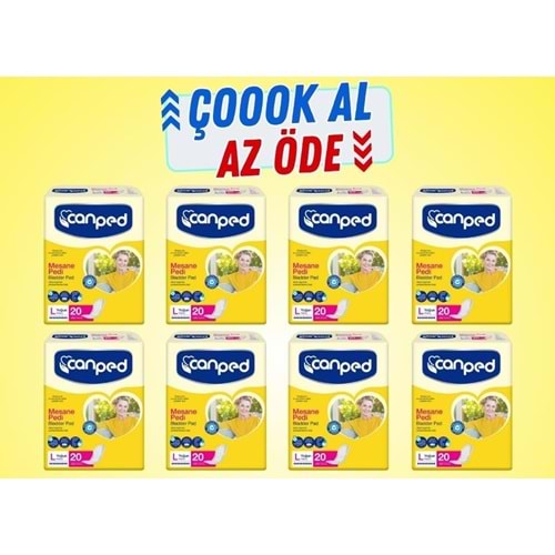 Canped Mesane Pedi Yoğun Large 20*8 160 Adet