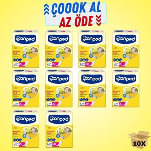 Canped Mesane Pedi Yoğun Large 20*10 200 Adet