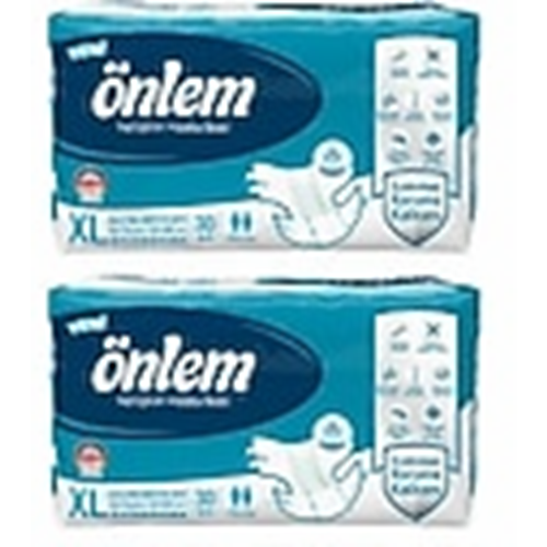 Önlem Bel Bantlı XLarge Tekstil Hasta Alt Bez 30*2 60 adet