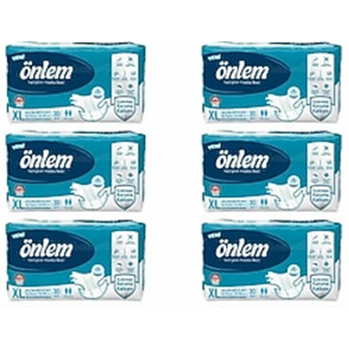 Önlem Bel Bantlı XLarge Tekstil Hasta Alt Bez 30*6 180 adet