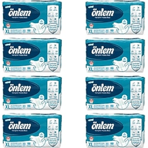 Önlem Bel Bantlı XLarge Tekstil Hasta Alt Bez 30*8 240 adet