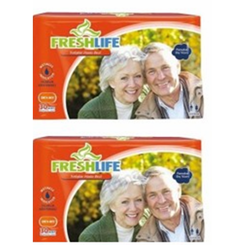 Freshlife Bel Bantlı Medium Tekstil Hasta Alt Bez 30*2 60 adet