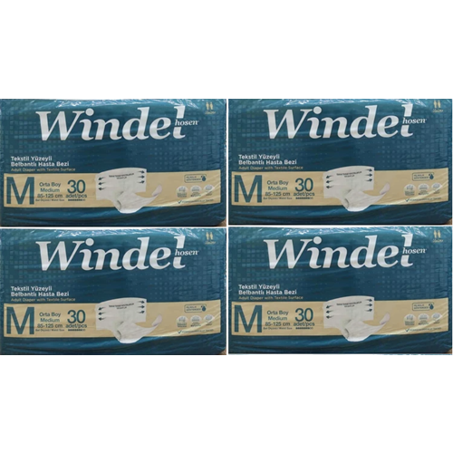 Windel Belbantlı Medium Hasta Alt Bezi 30*4 120 Adet