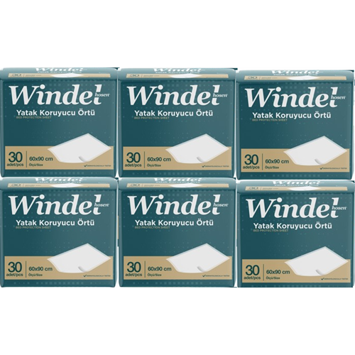 Windel 60*90 Yatak Koruyucu 30*6 180 Adet