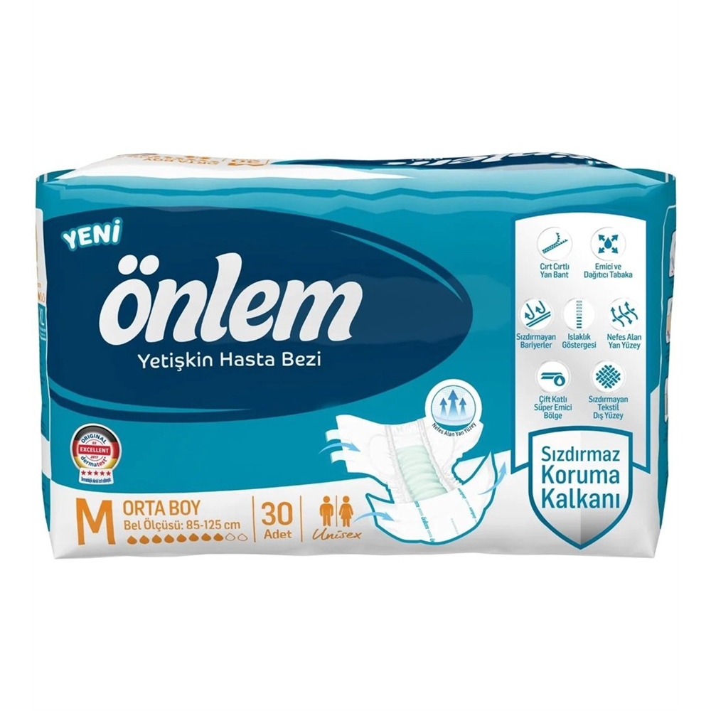 Önlem Belbantlı Medium Hasta Altı Bezi