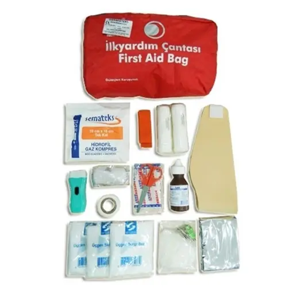 İlk Yardım Çantası Standart Boyunluklu
