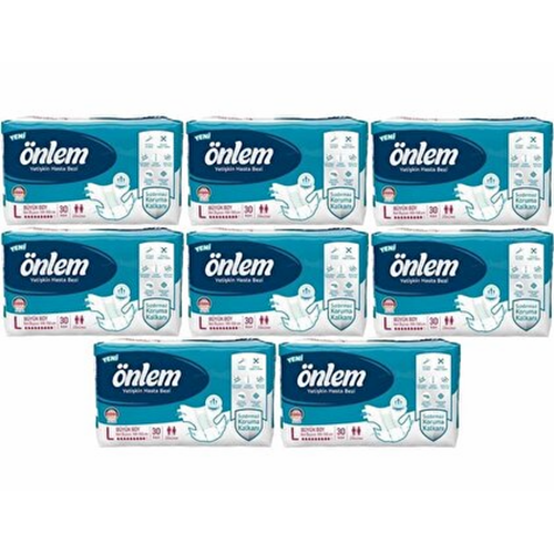 Önlem Bel Bantlı Large Tekstil Hasta Alt Bez 30*8 240 adet