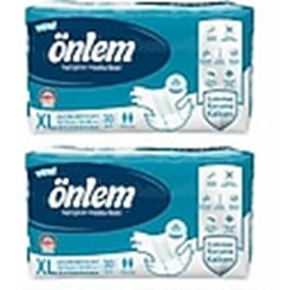 Önlem Bel Bantlı XLarge Tekstil Hasta Alt Bez 30*2 60 adet