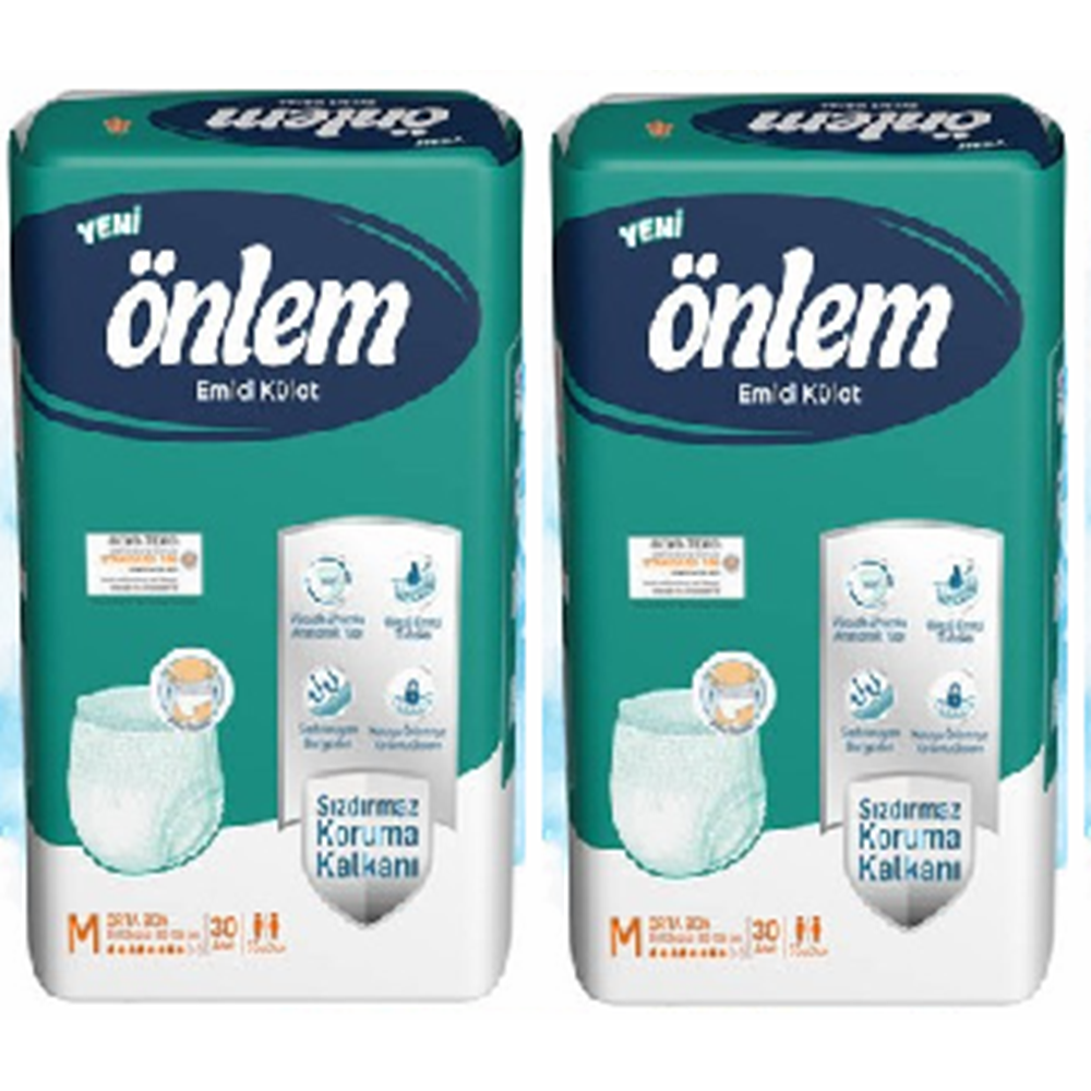 Önlem Emici Külot Medium 30*2 60 adet