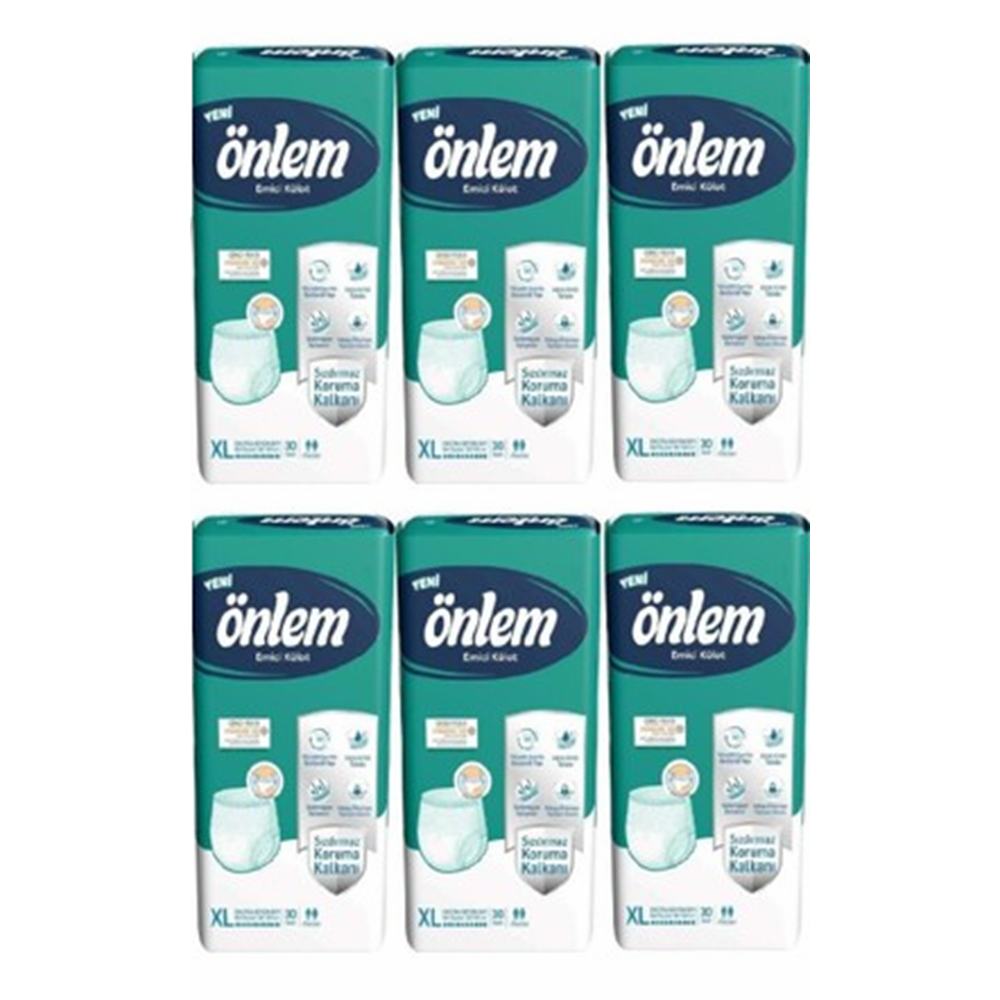 Önlem Emici Külot XLarge 30*6 180 adet