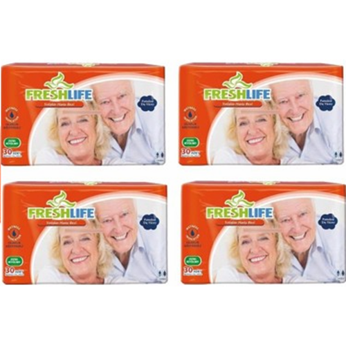 Freshlife Bel Bantlı XLarge Tekstil Hasta Alt Bezi 30*4 120 adet