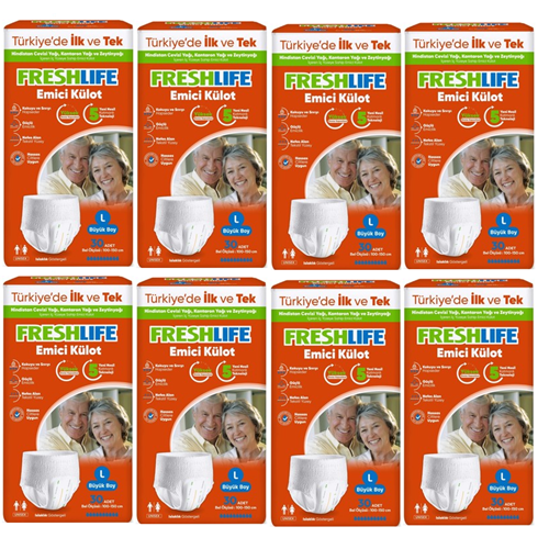 Freshlife Külotlu Large Tekstil Hasta Alt Bezi 30*8 240 adet