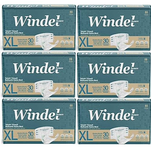 Windel Belbantlı XLarge Hasta Alt Bezi 30*6 180 Adet