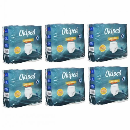 Okiped Külotlu Large Tekstil Hasta Alt Bezi 8*6 pk 48 adet